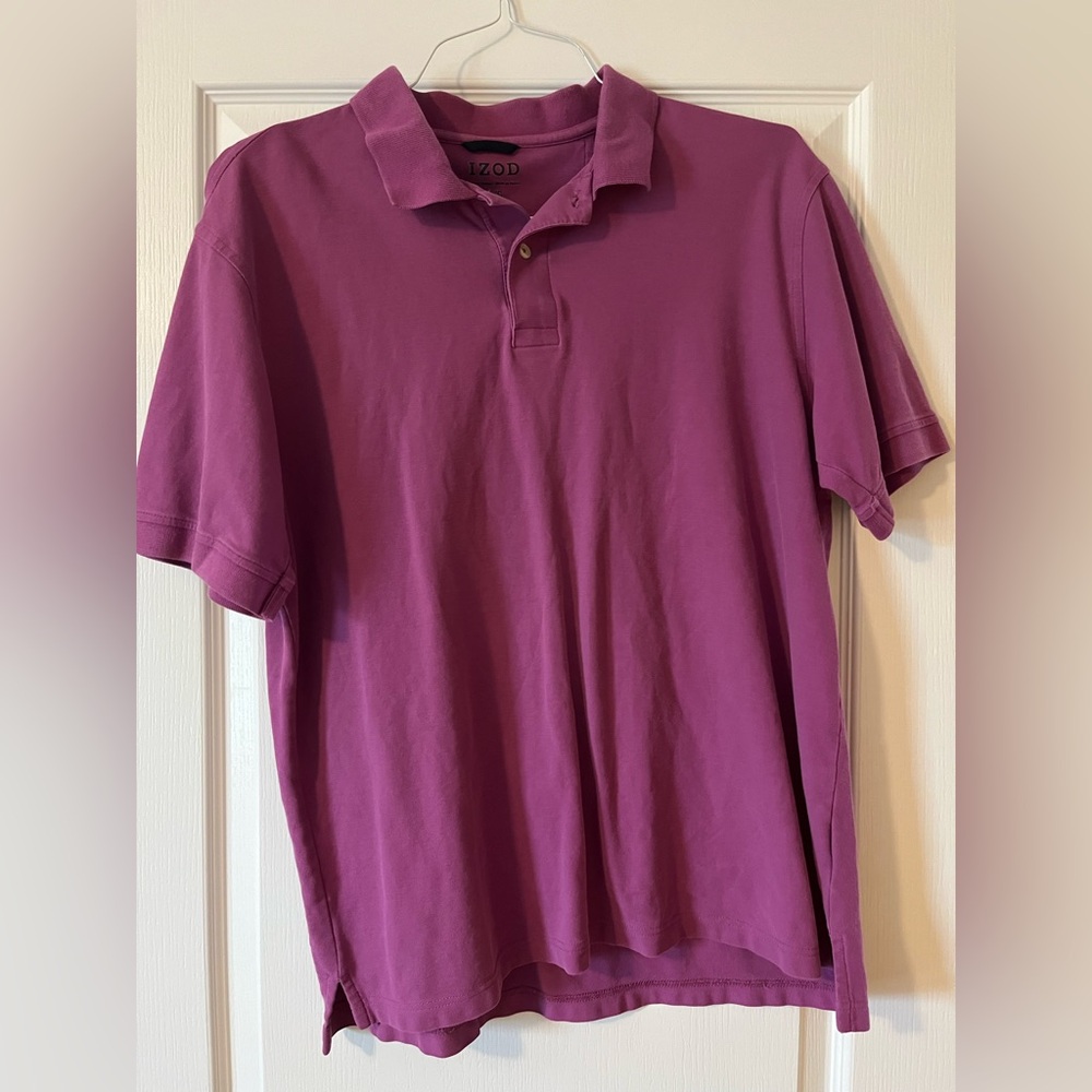 Izod Men's Polo Shirt in Rich Purple